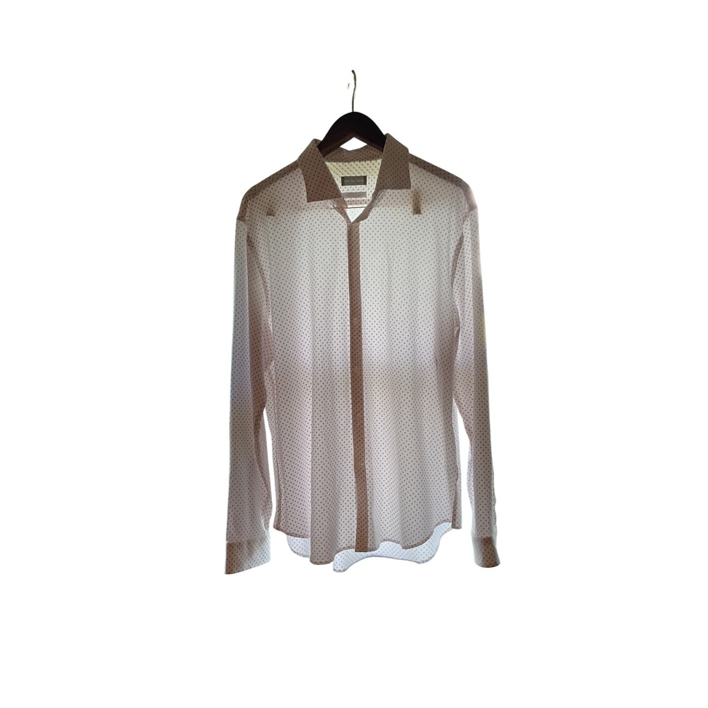 Michael Kors Slim Fit Fine Gauge Knit Button Down‎ Shirt XL